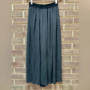 Zara pleated silk culottes. XS